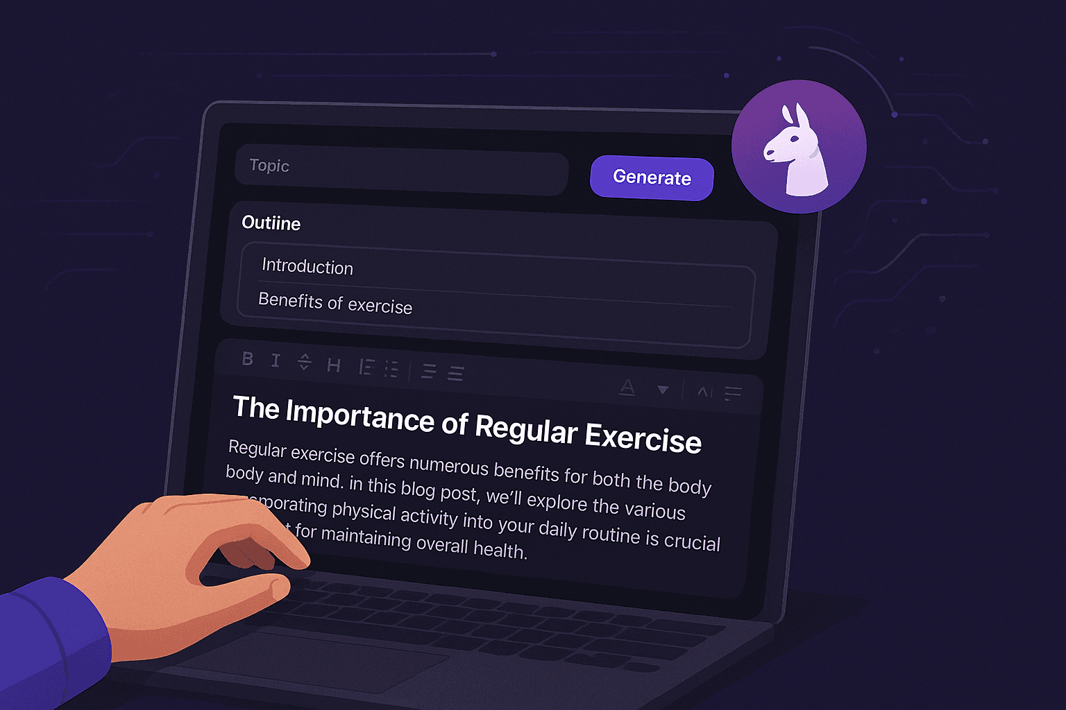 Quantum Content Generator